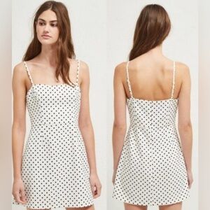 French Connection Black & White Polka Dot Dress